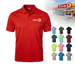 OEM Custom Embroidery Printing Plain Cotton Polyester Work Polo Shirt