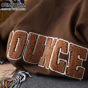 3D Chenille Patch Custom Embroidered T-Shirt