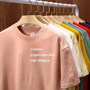 Good Quality Cotton Custom Logo Men T Shirt Multicolor Crewneck T-shirt Plain Oversized Casual Blank Tshirt Clothing For Men