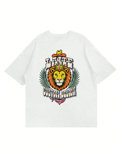 Custom High Quality Print Logo Graphic Oversized T Shirts