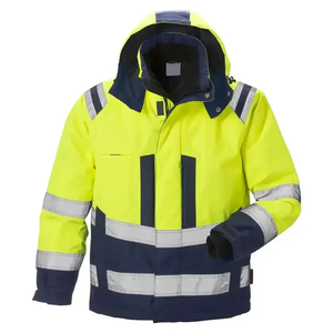 Hi Vis Work Wear Custom Winter Reflective Safety Waterproof Jacket