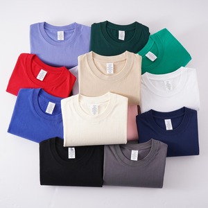 OEM Wholesale Custom 100% Cotton Men's T Shirt Blank Plain TShirt