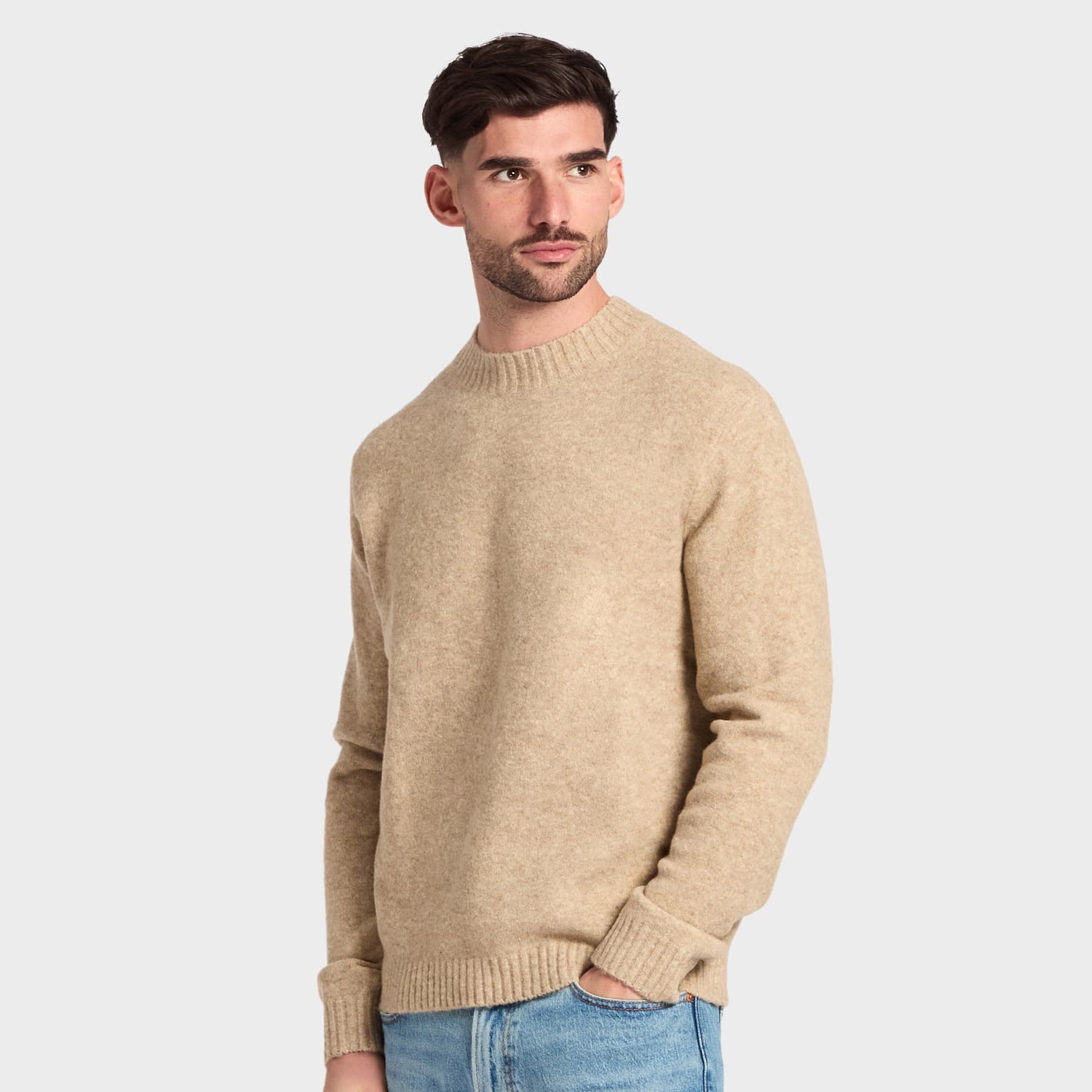 Heavy gauge custom wool sweater