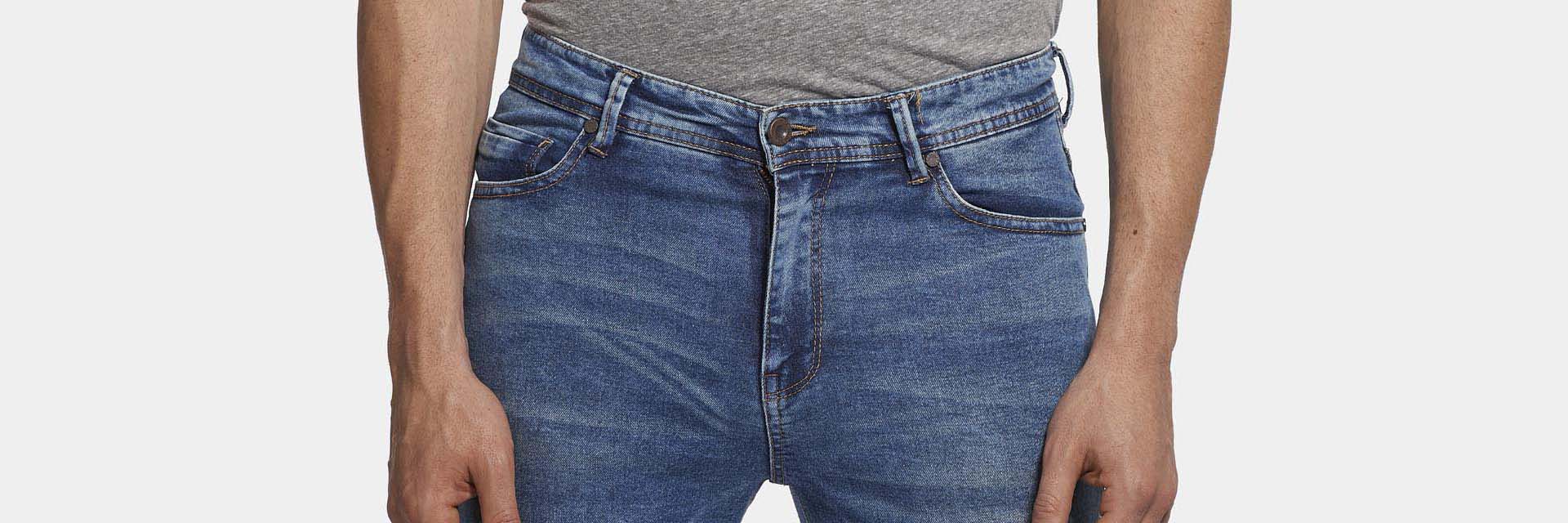 Custom jeans manufacturers denim texture close-up