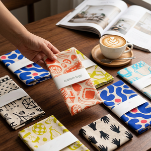 Wholesale Custom Printed Cotton Tea Towel Natural Sublimation Kitchen Towel